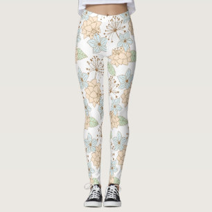 Bloempatroon Leggings