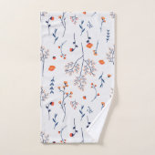 Bloempatroon Lente Bloemen Bad Handdoek (Handdoek)