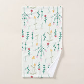 Bloempatroon Lente Bloemen Bad Handdoek (Handdoek)
