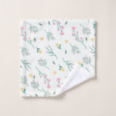 Bloempatroon Lente Bloemen Bad Handdoek (Wasdoekje)