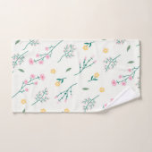 Bloempatroon Lente Bloemen Bad Handdoek (Handdoek)