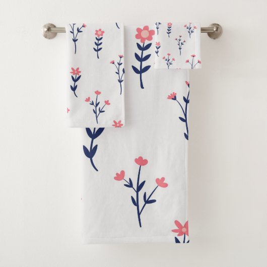 Bloempatroon Lente Bloemen Bad Handdoek (Insitu)