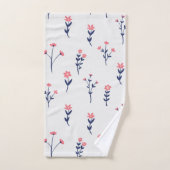 Bloempatroon Lente Bloemen Bad Handdoek (Handdoek)