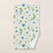 Bloempatroon Lente Bloemen Bad Handdoek (Handdoek)