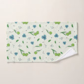 Bloempatroon Lente Bloemen Bad Handdoek (Handdoek)