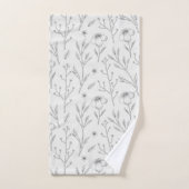 Bloempatroon Lente Bloemen Bad Handdoek (Handdoek)