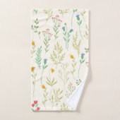 Bloempatroon Lente Bloemen Bad Handdoek (Handdoek)
