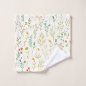 Bloempatroon Lente Bloemen Bad Handdoek (Wasdoekje)