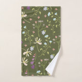 Bloempatroon Lente Bloemen Bad Handdoek (Handdoek)