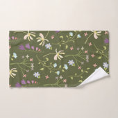 Bloempatroon Lente Bloemen Bad Handdoek (Handdoek)