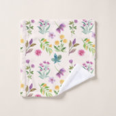 Bloempatroon Lente Bloemen Bad Handdoek (Wasdoekje)