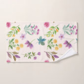 Bloempatroon Lente Bloemen Bad Handdoek (Handdoek)