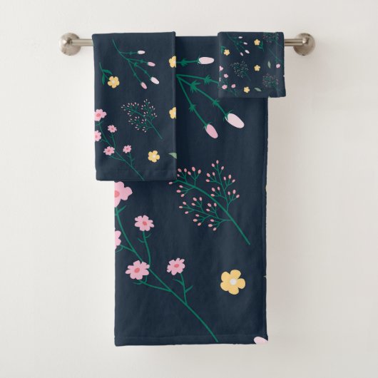 Bloempatroon Lente Bloemen Bad Handdoek (Insitu)