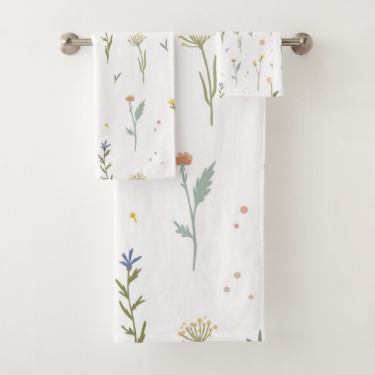 Bloempatroon Lente Bloemen Bad Handdoek (Insitu)