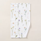 Bloempatroon Lente Bloemen Bad Handdoek (Handdoek)