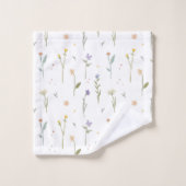 Bloempatroon Lente Bloemen Bad Handdoek (Wasdoekje)
