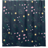 Bloempatroon Lente Bloemen Douchegordijn (Voorkant)