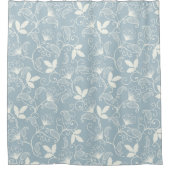 Bloempatroon Lente Bloemen Douchegordijn (Voorkant)