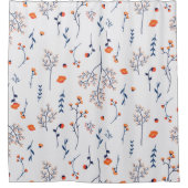 Bloempatroon Lente Bloemen Douchegordijn (Voorkant)