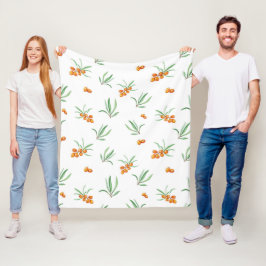 Bloempatroon Lente Bloemen Fleece Deken