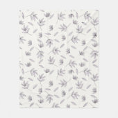 Bloempatroon Lente Bloemen Fleece Deken (Voorkant)