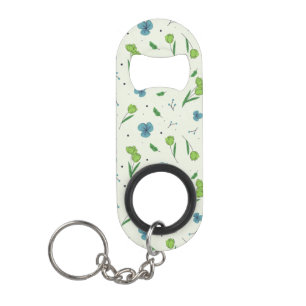 Bloempatroon Lente Bloemen Mini Flessenopener