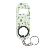 Bloempatroon Lente Bloemen Mini Flessenopener (Achterkant)