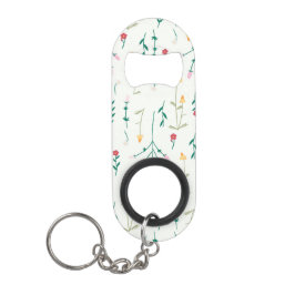 Bloempatroon Lente Bloemen Mini Flessenopener