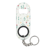 Bloempatroon Lente Bloemen Mini Flessenopener (Achterkant)