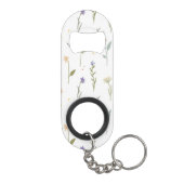 Bloempatroon Lente Bloemen Mini Flessenopener (Achterkant)
