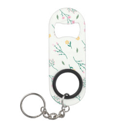 Bloempatroon Lente Bloemen Mini Flessenopener