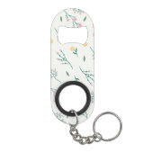 Bloempatroon Lente Bloemen Mini Flessenopener (Achterkant)