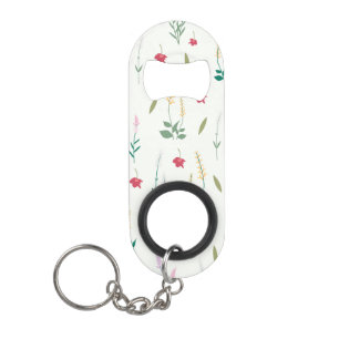 Bloempatroon Lente Bloemen Mini Flessenopener