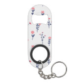 Bloempatroon Lente Bloemen Mini Flessenopener (Achterkant)