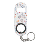 Bloempatroon Lente Bloemen Mini Flessenopener (Achterkant)