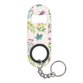 Bloempatroon Lente Bloemen Mini Flessenopener (Achterkant)