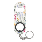 Bloempatroon Lente Bloemen Mini Flessenopener (Achterkant)