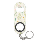 Bloempatroon Lente Bloemen Mini Flessenopener (Achterkant)