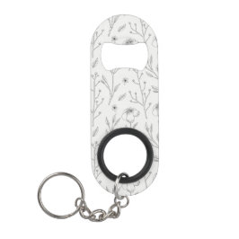 Bloempatroon Lente Bloemen Mini Flessenopener