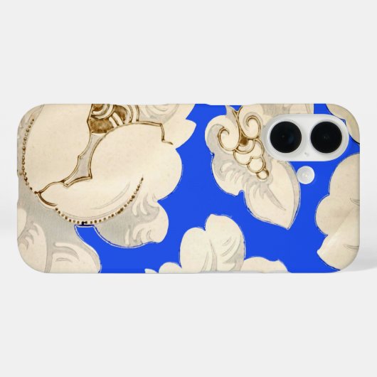 bloempatroon met bloemkool Case-Mate iPhone case (Achterkant (horizontaal))