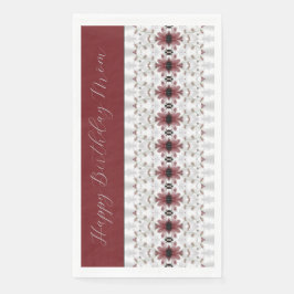 Bloempatroon met Bourgogne Servet