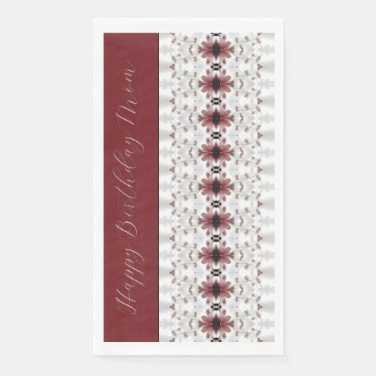 Bloempatroon met Bourgogne Servet (Voorkant)