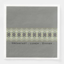 Bloempatroon met grijs