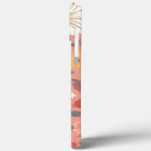 Bloempatroon met naam Case-Mate iPhone case (Achterkant / Links)