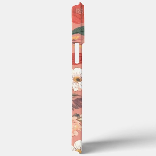 Bloempatroon met naam Case-Mate iPhone case (Achterkant / Rechts)