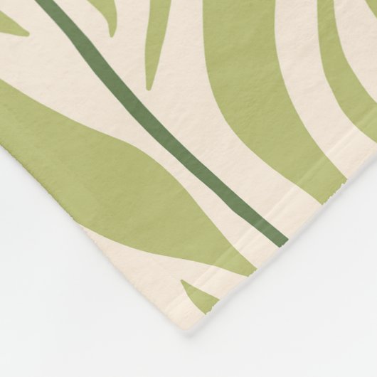 Bloempatroon met tulpen fleece deken (Hoek)