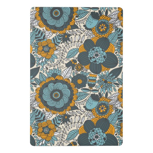  bloempatroon mini klembord (Achterkant)