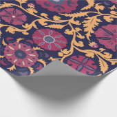  bloempatroon. Oezbeekse staatsburger orna Cadeaupapier (Hoek)