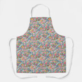 Bloempatroon Over Print Schort (Voorkant)