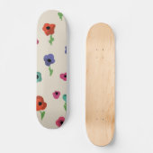 Bloempatroon Persoonlijk Skateboard (Voorkant)